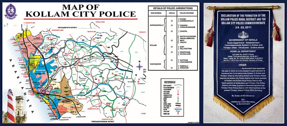 KOLLAM CITY POLICE MAP